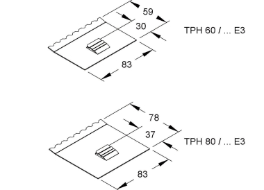 NIED Gk-Trennprofilhalter          TPH60 