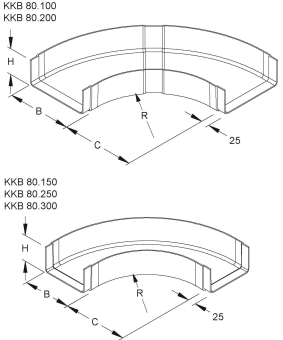 Niedax GFK-Bogen              KKB 80.250 