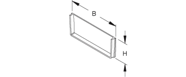 NIED GFK-Enddeckel           KKKE 80.100 