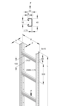NIED Steigetrasse feuerv.   STM60.303/3F 