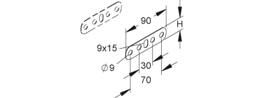 NIED Stoßstellenverbinder     KPIH 40 E5 