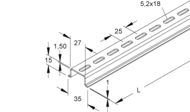NIED Tragschiene                2934/2GL 
