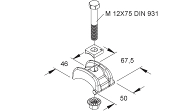 NIED Spannpratze               SPPM 30 F 