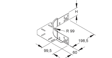 NIED Eckanbaustück                 REK60 