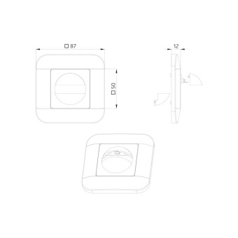 BEG Luxomat Abdeckung für UP       92634 