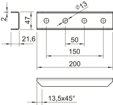 OBO GVMS 4 ASV FT Abstützverbinder 