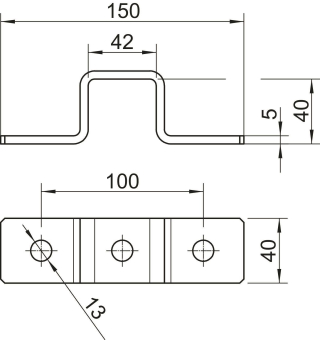 OBO GMS 3 O 4141 FT Omegabügel m.3 