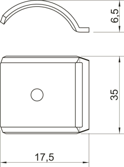 OBO 2058FW M 12 DD Gegenwanne 8-12mm St 