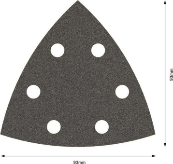 Bosch 5Schleifblatt F355 93mm 2608605192 