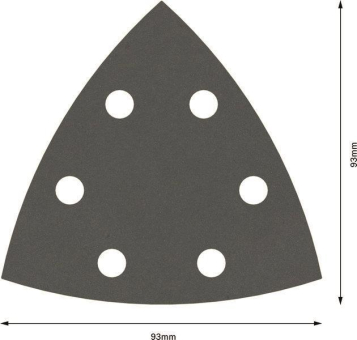 Bosch 5Schleifblatt F355 93mm 2608605198 