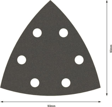 Bosch 5Schleifblatt F355 93mm 2608605196 