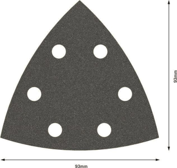 Bosch 5Schleifblatt F355 93mm 2608605193 
