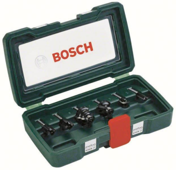 Bosch Fräser-Set-HM 6tlg      2607019462 
