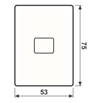 JG Wippe für Taster BA 1-fach     800 KO 