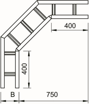 OBO WLB 90 2050 FT Bogen 90° 