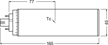 OSR DULUX T/E LED 20W/840 2250lm 130° 