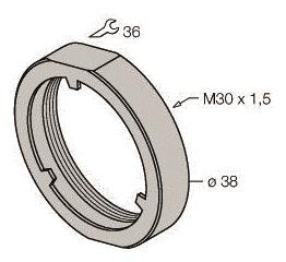 TURCK Stoßschutzmutter für        PN-M30 