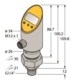 Turck Druck-   PS010V-504-LI2UPN8X-H1141 