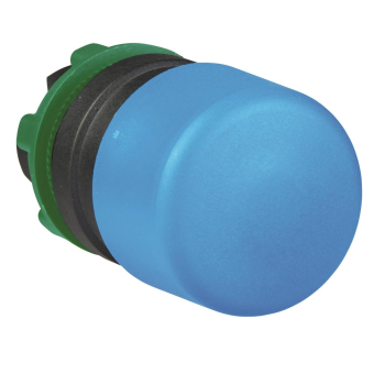 Schneider Frontelement rund blau ZB5AC64 