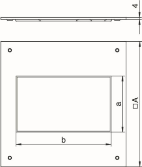 OBO DUG 250-3 2 Montagedeckel 250-2/3 f. 