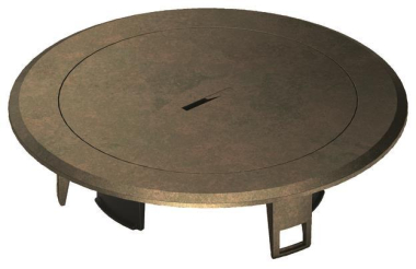 Hager Metall Tubus Deckel       BSR02MTM 