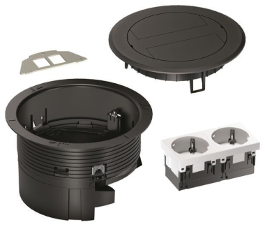 Hager Installationsdose 2SCHUKO BSR02D03 