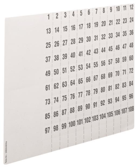 Hager Beschriftungsbögen universZ  ZZ90C 