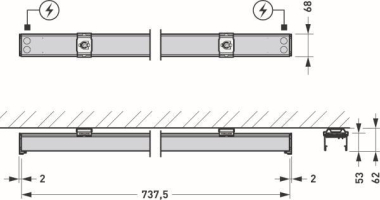 TRIL Lichtbänder -Tragprofile    8449500 