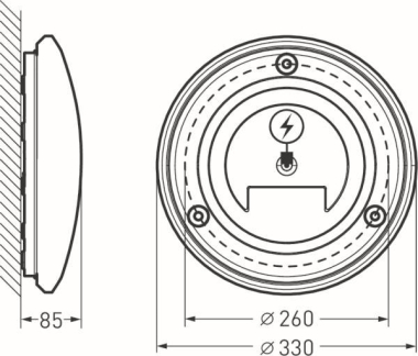 TRILUX 2340 G2 WD1 LED 14/08/ML- 7790240 