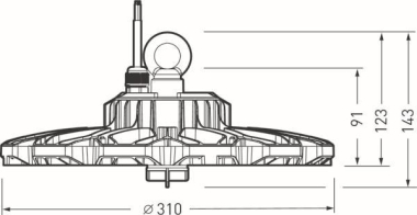 TRIL Hallenleuchten Ondo Linse   8427240 