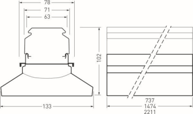 Trilux 7651IP HE PMW19 65-    9002218984 