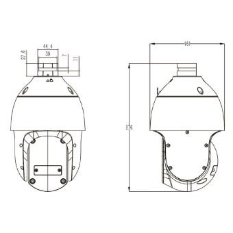 Grothe 2MPX IP PTZ-Kamera    VK 1099/386 