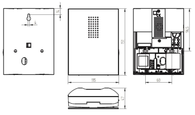 GRO       CROMA 230 Acryl-Front Alu/weiß 