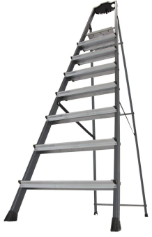 KRAU SECURO-Alu-Leiter 8 Stufen   126467 