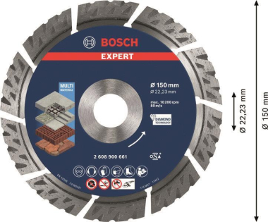 Bosch EXPERT Diamant-Trennscheibe 150mm 