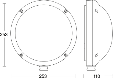STEIN LED-Sensorleuchte L330 IP44 053079 