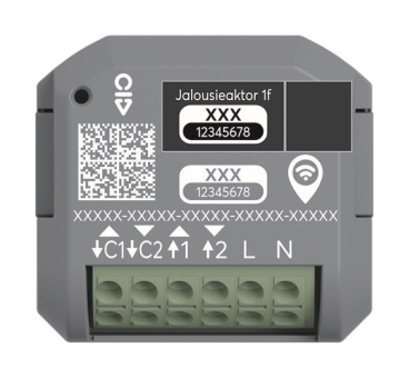 BJ Jalousieaktor 1-fach UP    62831 U-WL 