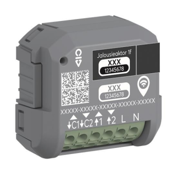 BJ Jalousieaktor 1-fach UP    62831 U-WL 