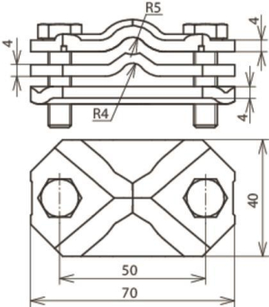 DEHN Verb.-/Trennklemme           454000 