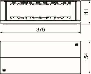 OBO T12L 00C 7011 Telitank 375x154x109 