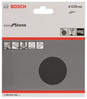 Bosch 10Schleifblatt Papier   2608605498 