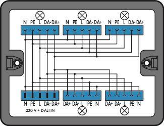 WAGO 899-631/313-000 Verteilerbox,DALI,1 