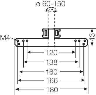 Hensel Mastbefestigung           KV MB 9 