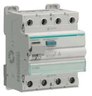 Hager Fi-Schalter 4polig 10kA    CPA680D 