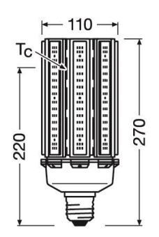 Radium LED SPECIAL  RL-HRL250 840/E40 EM 