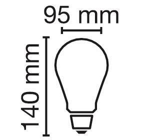 Radium LED      RL-G95 100 DIM 927/F/E27 