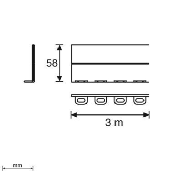 Unex Trennwand 60mm             66821-48 