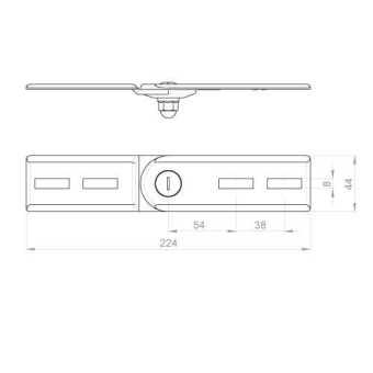 Unex Vertikales Gelenkstück     66813-48 