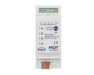 MDT AKH-0400.03 Heizungsaktor 4fach 2TE 