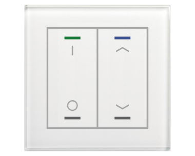 MDT Glastaster II Light 2-fach RGBW mit 